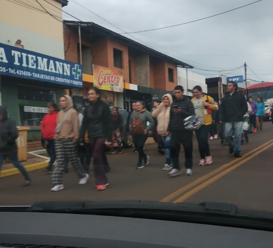 El Polo Obrero volvió a marchar en Eldorado en reclamo por el pago del programa Volver al Trabajo 2